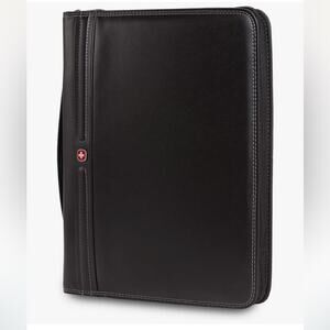NEW Wenger Concept Zippered Padfolio Envelope Card Holder, Black